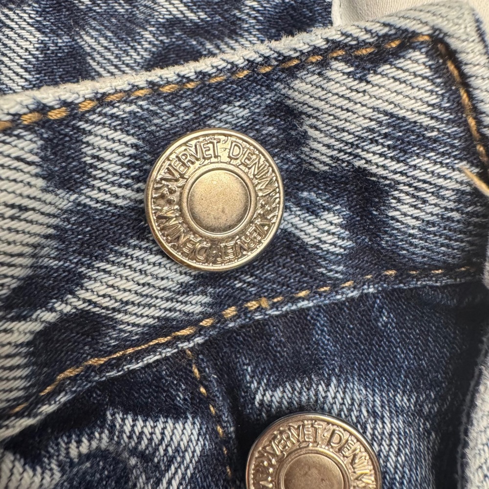 Distressed Blue Jean Shorts - Picture 2 of 6
